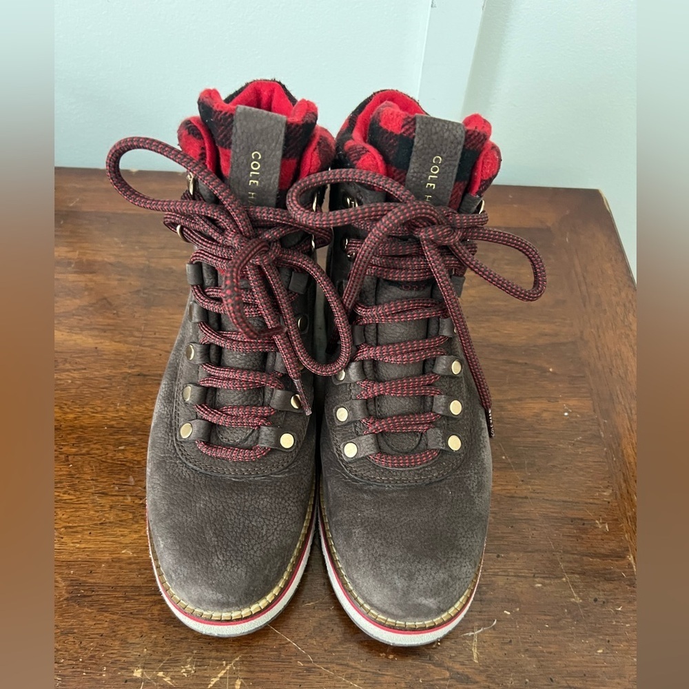 COLE HAAN ZEROGRAND EXPLR GETAWAY WP Brown Women's Hiker Boots 7.5 - Picture 5 of 9